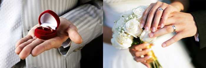 Как правильно носить обручальное кольцо: можно ли надевать до свадьбы, после развода и т.п.