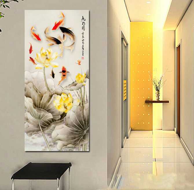 Картины в прихожую: 50+ фото на стенах в коридоре, красивые идеи оформления