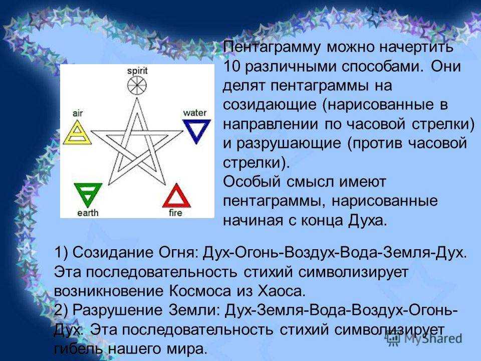 Пентаграмма: амулет с пятиконечной звездой и другие значения знака